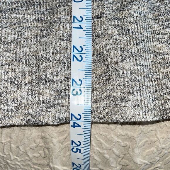 Loft Womens Open Front Cardigan Sweater Metallic Acrylic Blend Gray Small Petite - Picture 8 of 8